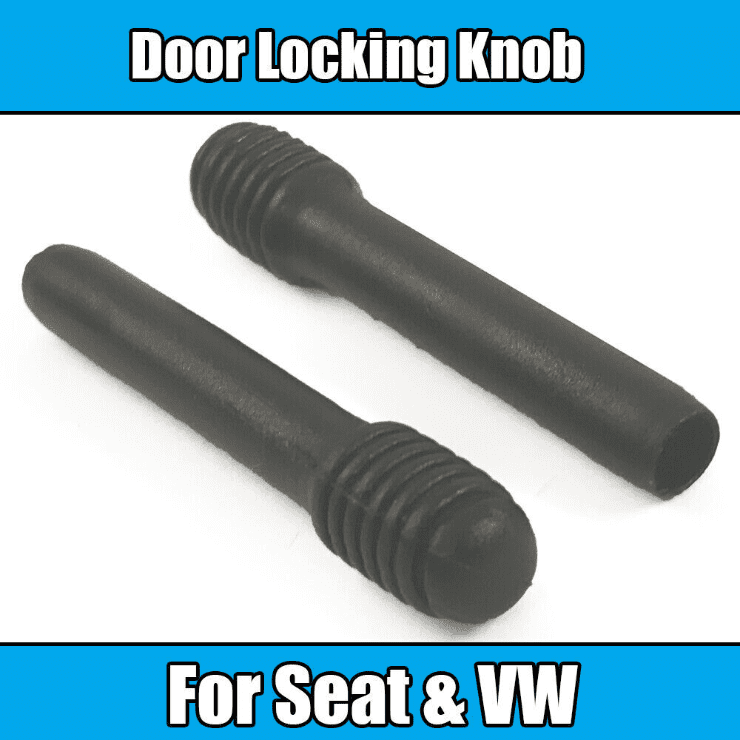 2x Lock Part for SEAT Ibiza VW Mk3 Gti Caddy Golf Polo Door Repair Knob M10