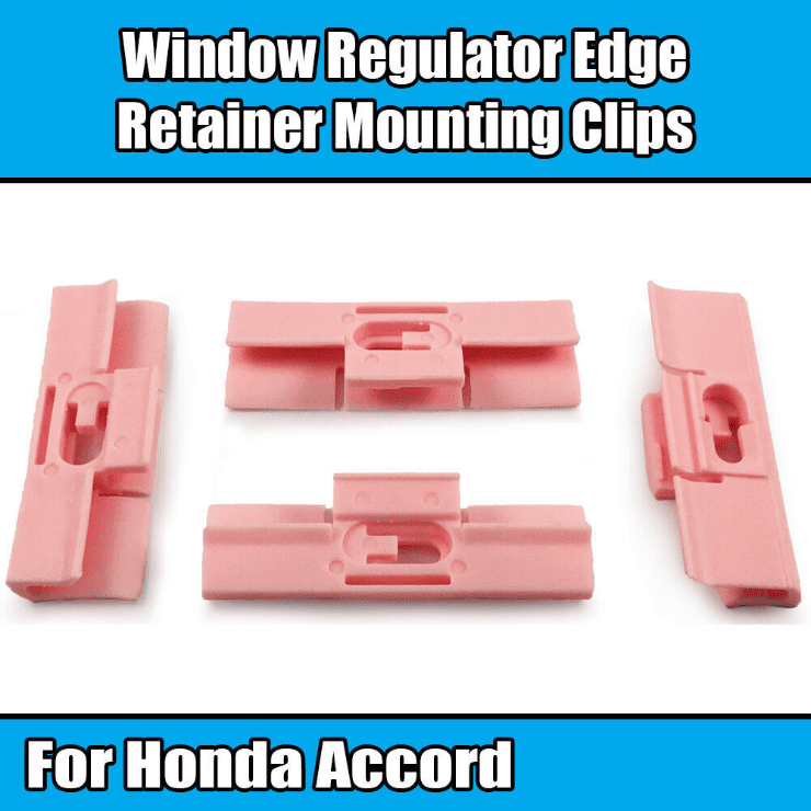 2x Mounting Clips for Honda Accord Window Regulator Edge Retainer 91525-Sm4-00