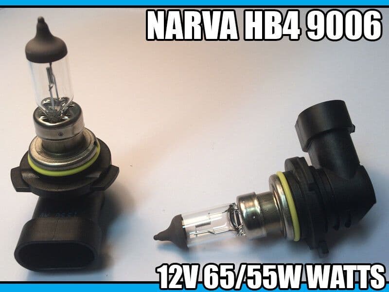 2X Narva Bulbs Hb4 9006 12V 65/55W Watts 48006 Bulb Light Lamp