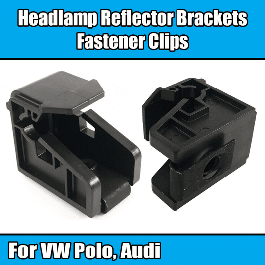 2x Quality Clips for VW Polo Audi Headlamp Reflector Mounting Bracket 6R0941511