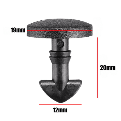 2x Rear Bumper Tow Cover Towing Eye Trim Clips for Range Rover Sport