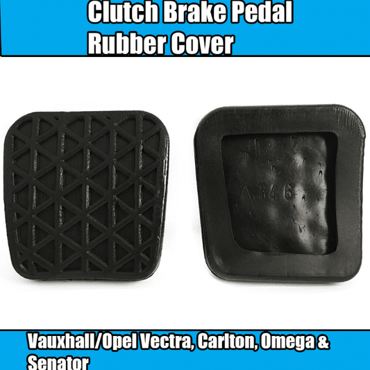 2x Rubber Cap for Vauxhall Vectra Carlton Omega Senator Clutch Brake Pedal