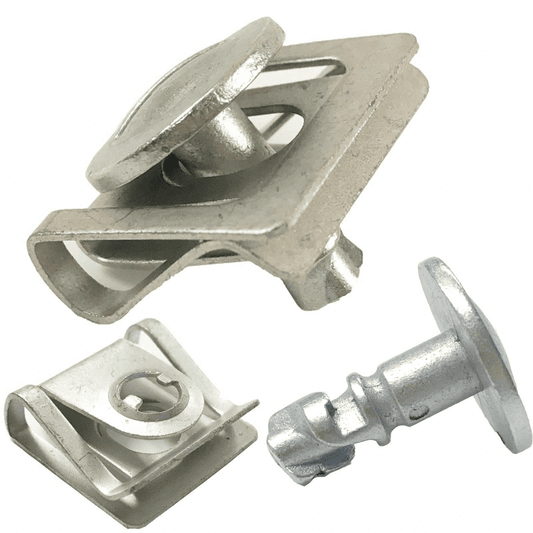 2X Screw Body Clip for Rover 75 Mg Zt Metal Under Engine Cover Undertray Fitting
