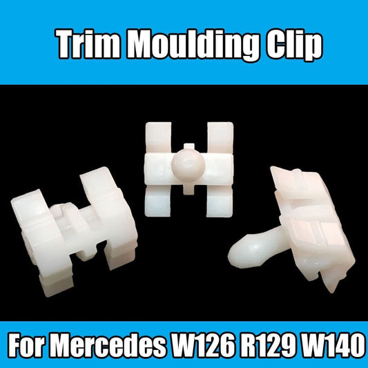 2x Trim Clip Moulding Clamp for Mercedes W126 R129 W140 Body A0059889778