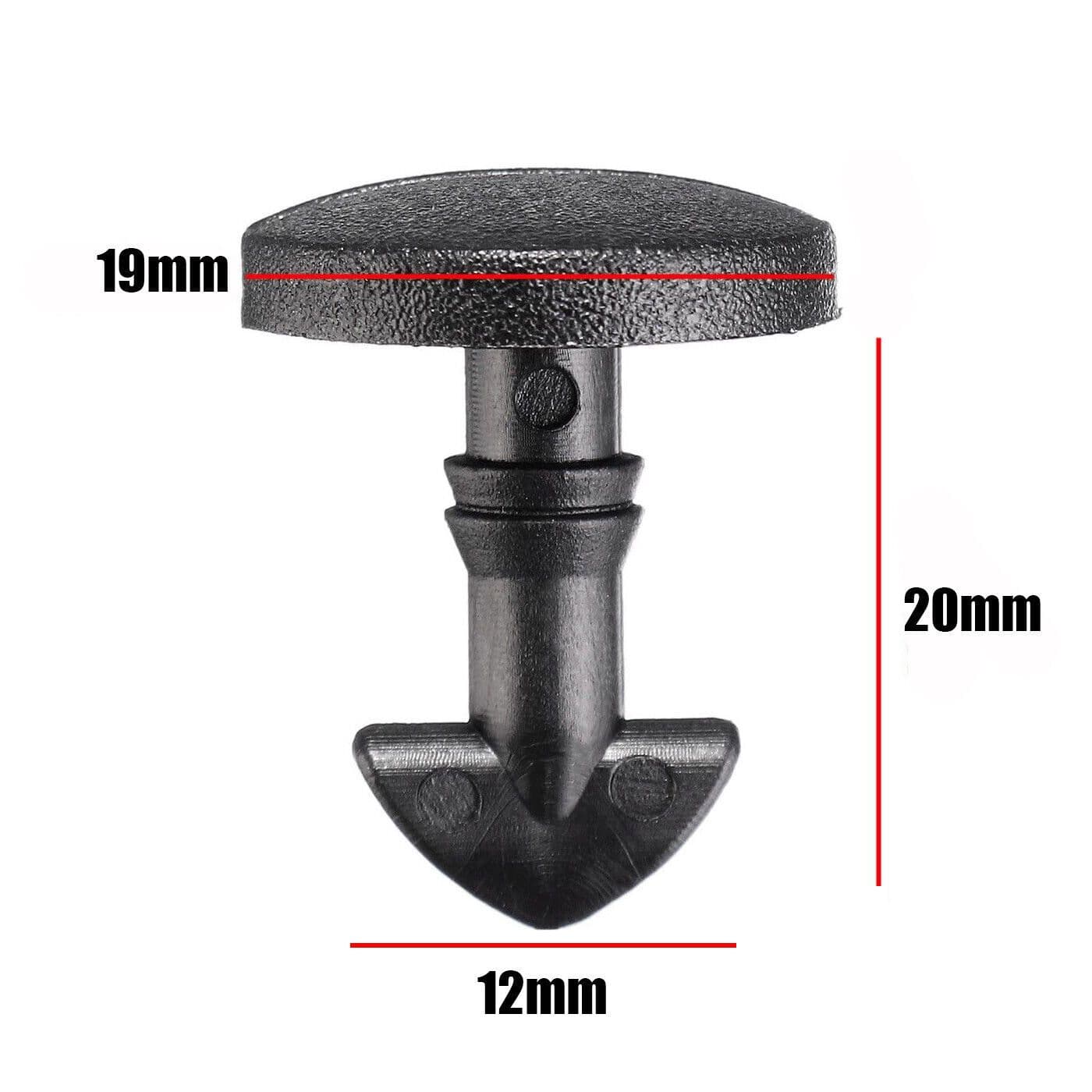 2x Turn Lock Clips for Land Rover Discovery Rear Bumper Insert Tow