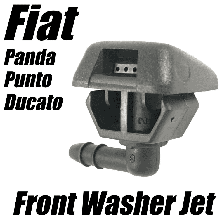 2x Washer Jet Nozzle for Fiat Punto Panda Ducato Doblo Palio Front Windscreen