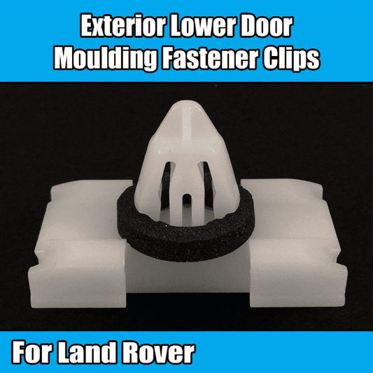 2x White Clips Panel Fastener for Land Rover Exterior Lower Door Trim Dyc000122