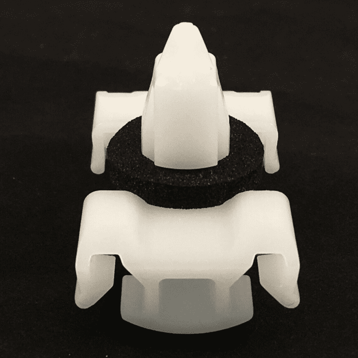 2x White Clips Panel Fastener for Land Rover Exterior Lower Door Trim Dyc000122