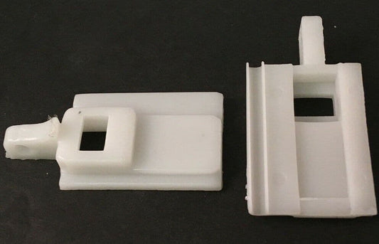 2x White Plastic Clips for BMW 3 Series E36 Sunroof Sliding Block Left & Right