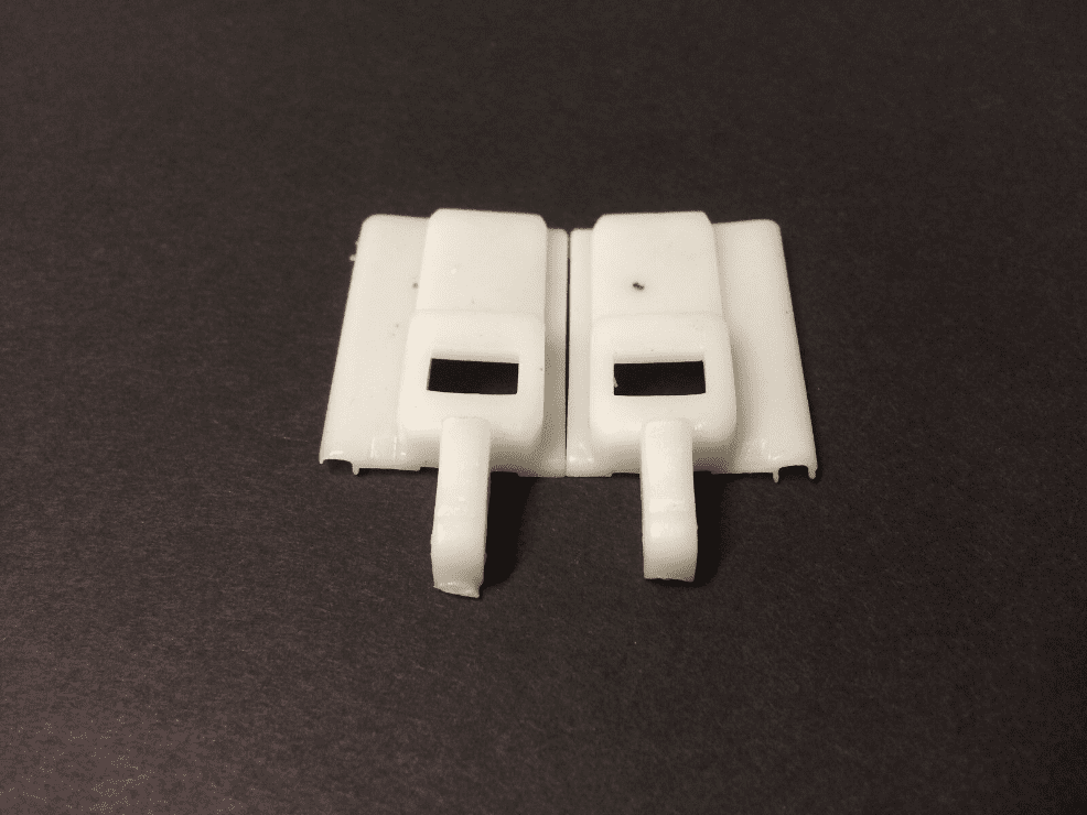 2x White Plastic Clips for BMW 3 Series E36 Sunroof Sliding Block Left & Right