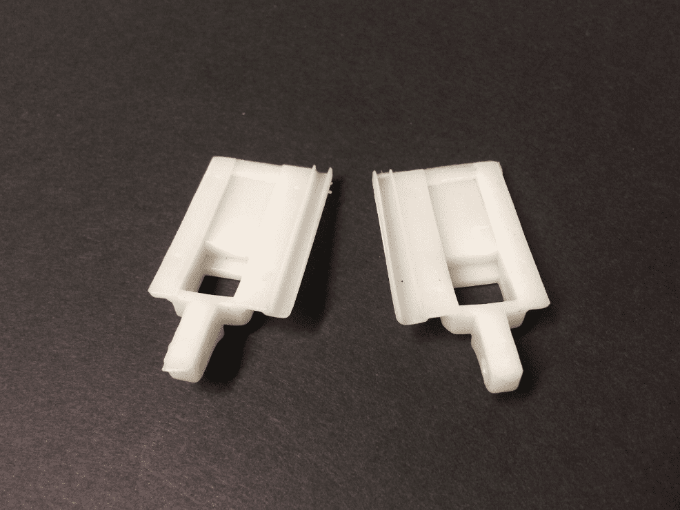 2x White Plastic Clips for BMW 3 Series E36 Sunroof Sliding Block Left & Right