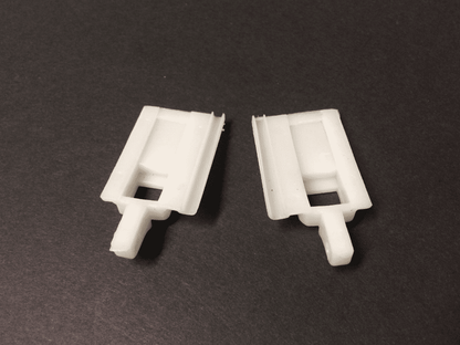 2x White Plastic Clips for BMW 3 Series E36 Sunroof Sliding Block Left & Right