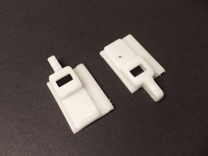 2x White Plastic Clips for BMW 3 Series E36 Sunroof Sliding Block Left & Right