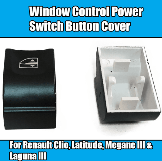 2x Window Control Button Cover for Renault Clio Megane Laguna Latitude