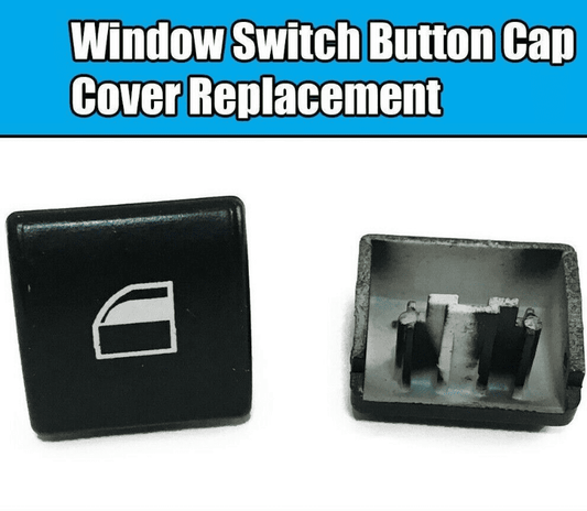 2x Window Switch Button Cap Cover Replacement for BMW 3 Series E46 (X5 X3)