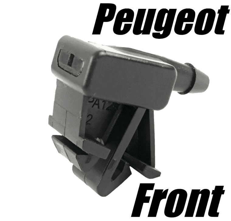 2X Windscreen Washer Jet for Peugeot Partner Tepee Front Nozzle Spray