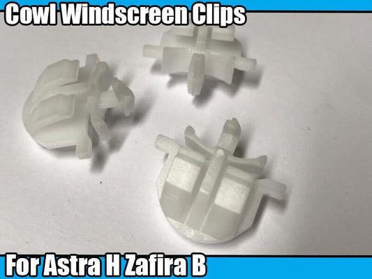 2x Windscreen Window Cowl Section Retainer Trim Clips for Vauxhall Astra Zafira
