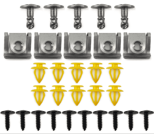30 Clip Kit Set for Audi VW Volkswagen Skoda SEAT Underfloor Engine Cover Repair
