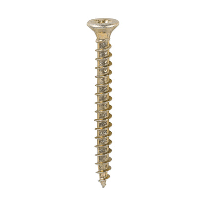 200x Timco 6G 3mm Solo Wood Screws Zinc Yellow Pozi Head Countersunk 15mm - 40mm