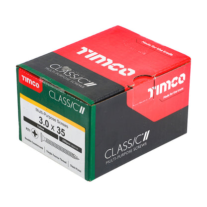 200x Timco 6G 3mm Solo Wood Screws Zinc Yellow Pozi Head Countersunk 15mm - 40mm