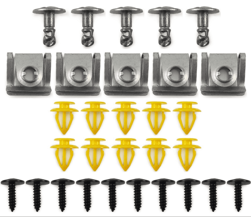 30x Trim Clip Set for Audi A5 Q7 Engine Undertray Wheel Arch Door Panel