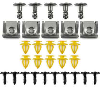 30x Trim Clip Set for Audi A5 Q7 Engine Undertray Wheel Arch Door Panel