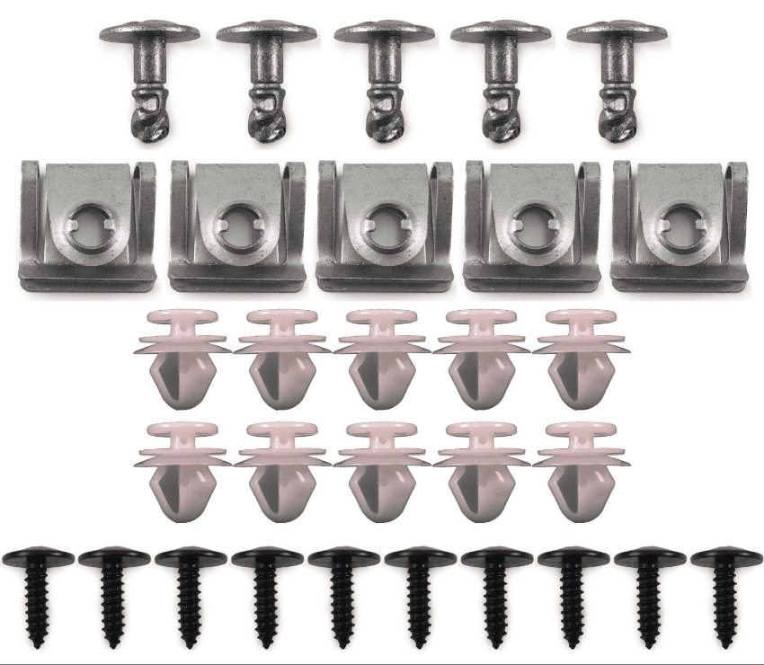 30x Trim Clip Set for SEAT Engine Cover Undertray Wheel Arch Door Panel