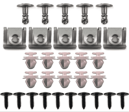 30x Trim Clip Set for SEAT Engine Cover Undertray Wheel Arch Door Panel