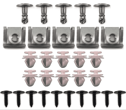 30x Trim Clip Set for SEAT Engine Cover Undertray Wheel Arch Door Panel