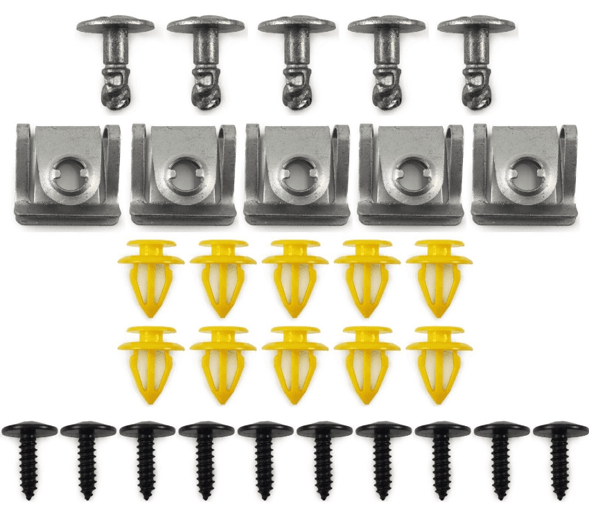 30x Trim Clip Set for VW Bora Golf Engine Undertray Wheel Arch Door Panel