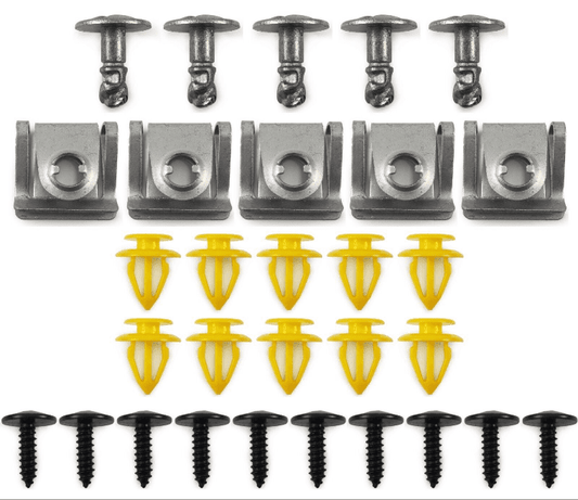 30x Trim Clip Set for VW Scirocco Engine Undertray Wheel Arch Door Panel