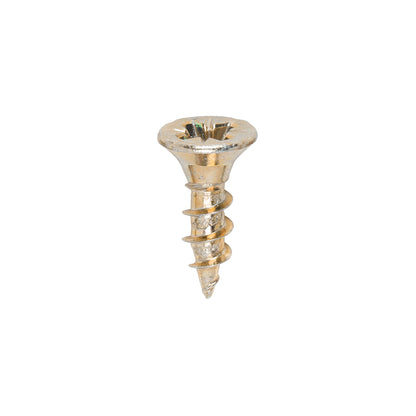 200x Timco 6G 3.5mm Solo Wood Screws Zinc Yellow Pozi Head Countersunk 12mm - 50mm