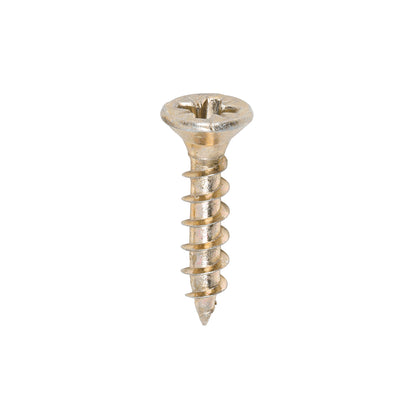 200x Timco 6G 3.5mm Solo Wood Screws Zinc Yellow Pozi Head Countersunk 12mm - 50mm