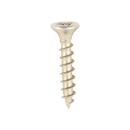 200x Timco 6G 3.5mm Solo Wood Screws Zinc Yellow Pozi Head Countersunk 12mm - 50mm