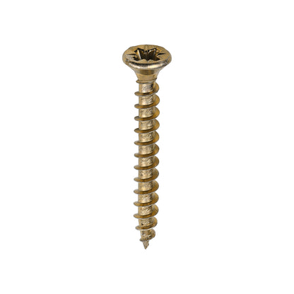 200x Timco 6G 3.5mm Solo Wood Screws Zinc Yellow Pozi Head Countersunk 12mm - 50mm