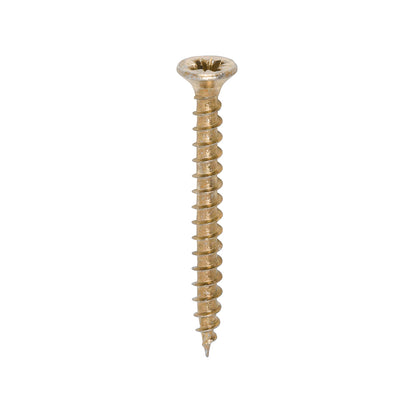 200x Timco 6G 3.5mm Solo Wood Screws Zinc Yellow Pozi Head Countersunk 12mm - 50mm