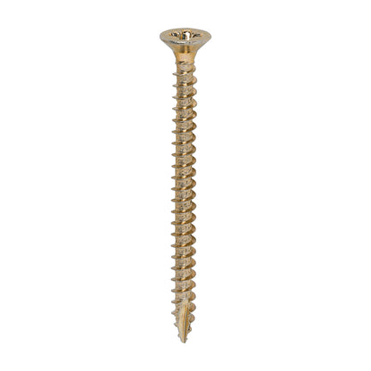200x Timco 6G 3.5mm Solo Wood Screws Zinc Yellow Pozi Head Countersunk 12mm - 50mm
