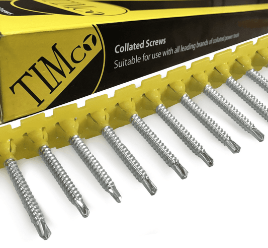 35mm-50mm Timco Zinc Collated Self Drilling Drywall Drylining Plaster Screw Wood