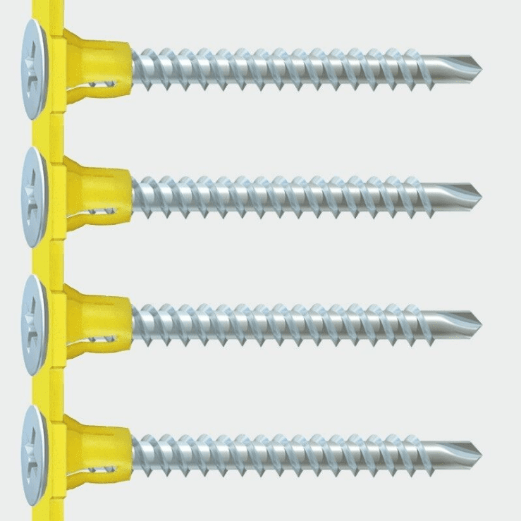 35mm-50mm Timco Zinc Collated Self Drilling Drywall Drylining Plaster Screw Wood