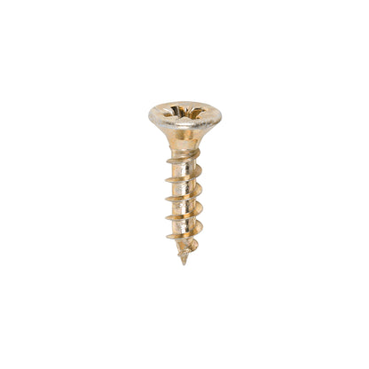 200x Timco 8G 4mm Solo Wood Screws Zinc Yellow Pozi Head Countersunk 15mm - 80mm