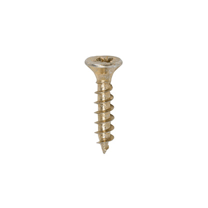 200x Timco 8G 4mm Solo Wood Screws Zinc Yellow Pozi Head Countersunk 15mm - 80mm