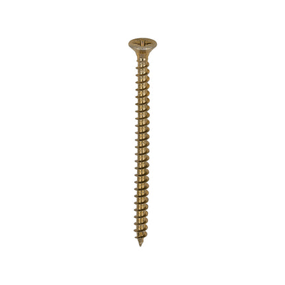 200x Timco 8G 4mm Solo Wood Screws Zinc Yellow Pozi Head Countersunk 15mm - 80mm