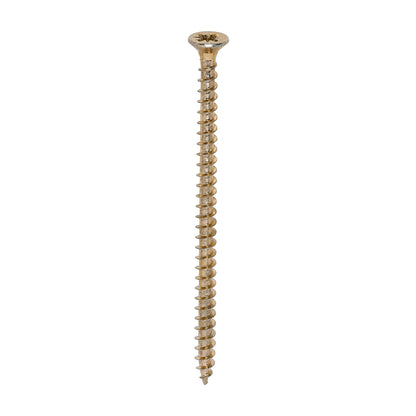 200x Timco 8G 4mm Solo Wood Screws Zinc Yellow Pozi Head Countersunk 15mm - 80mm