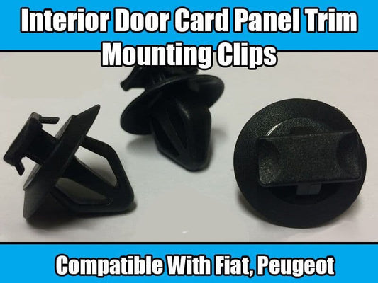 40X Clips For Fiat Ducato Uno Alfa Romeo Peugeot Door Trim Card Panel