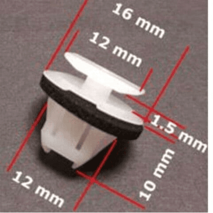 40x Front Rear Wheel Arch Wing Bumper Moulding Trim Clips for Nissan Juke Xtrail