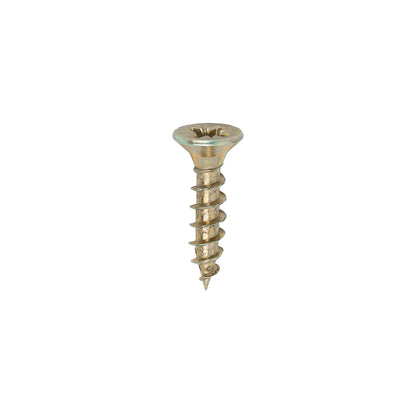 200x Timco 9G 4.5mm Solo Wood Screws Zinc Yellow Pozi Head Countersunk 20mm - 80mm