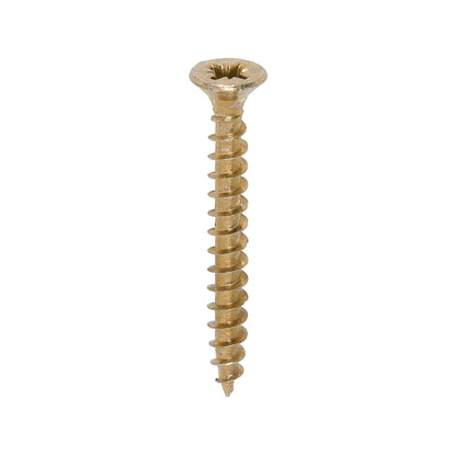 200x Timco 9G 4.5mm Solo Wood Screws Zinc Yellow Pozi Head Countersunk 20mm - 80mm