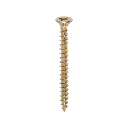 200x Timco 9G 4.5mm Solo Wood Screws Zinc Yellow Pozi Head Countersunk 20mm - 80mm