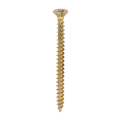 200x Timco 9G 4.5mm Solo Wood Screws Zinc Yellow Pozi Head Countersunk 20mm - 80mm