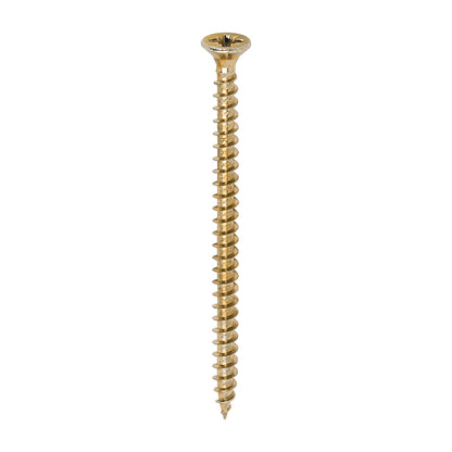 200x Timco 9G 4.5mm Solo Wood Screws Zinc Yellow Pozi Head Countersunk 20mm - 80mm